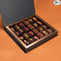 OMNIYA Delicacy Exquisite Medjool Dates 24 PCs Collection - Pistachio Strawberry Cinnamon Praline Lotus Ashta Cream - Essential Gift for Ramadan Eid Holidays Birthdays &amp Special Occasions