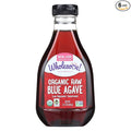 Wholesome Organic Raw Blue Agave Nectar Syrup Low Glycemic Sweetener Non GMO 23.5 oz (Pack of 6) (Packaging May Vary)