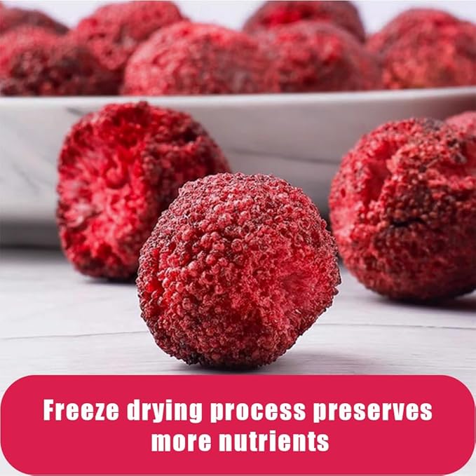 Freeze dried bayberry dried yangmei fruit snacks can be eaten dry or soaked in water7.05oz/200g