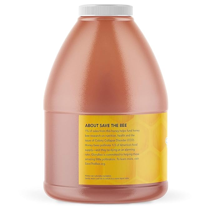 GloryBee Pure Clover Blend Honey 100% US Grade A Honey 5lb