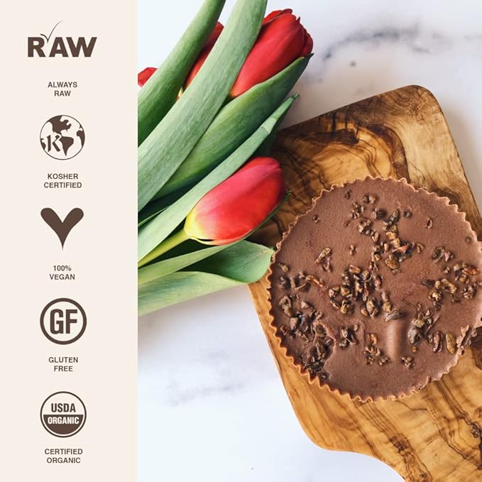 Rawmio Mini Chocolate Truffle Cake - 5 oz. Raw Organic Vegan Gluten-Free - 2 Packs