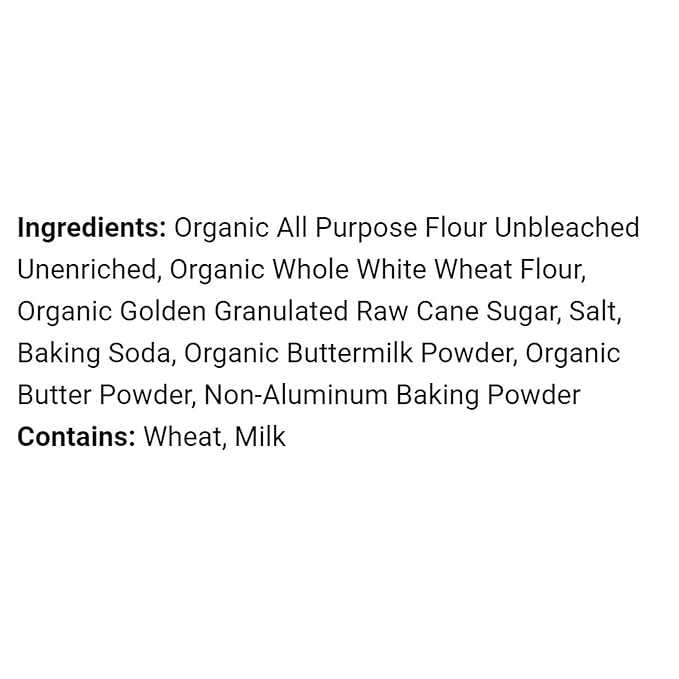 War Eagle Mill Organic Buttermilk Pancake &amp Waffle Mix 24 oz Bag (2 Pack)