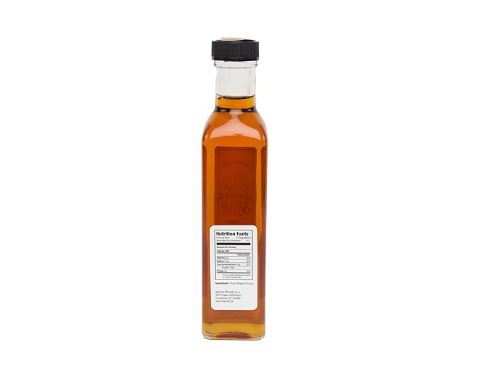 Employee Gifts Customer Gifts Wedding Favors. Case of 12 250ml Artisan Glass Bottles of Pure Vermont Maple Syrup