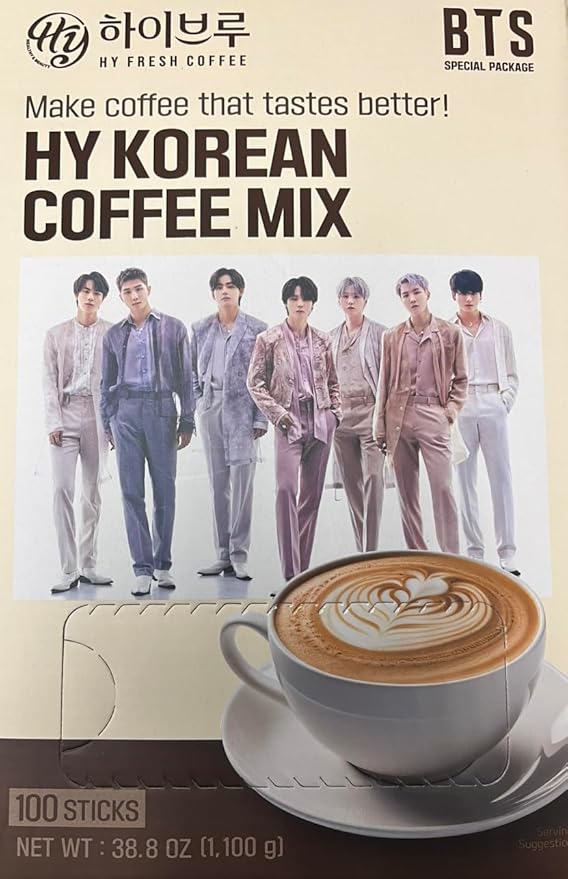HY Korean Coffee Mix (BTS Special Package) 커피믹스 - 100 Sticks