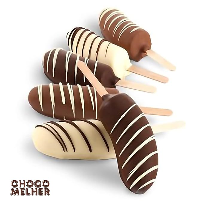 CHOCOMELHER MIX (4 Varieties) to Make Delicious Crunchy and Full of Flavor Chocobananos - 12 Pack - Each Box Contains: 4 Clásico - 3 Peanuts – 3 White and 2 Strawberry Chocomelher - 12 Bags of 13.22