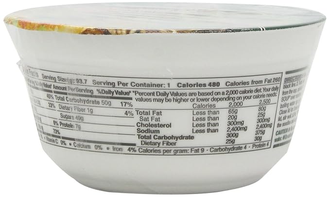 Menraku Tempura Noodles Soup Soba 3.3 Ounce (Pack of 4)
