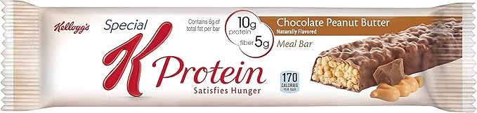 Kellogg's 29190 Special K Protein Meal Bar Chocolate/Peanut Butter 1.59Oz 8/Box