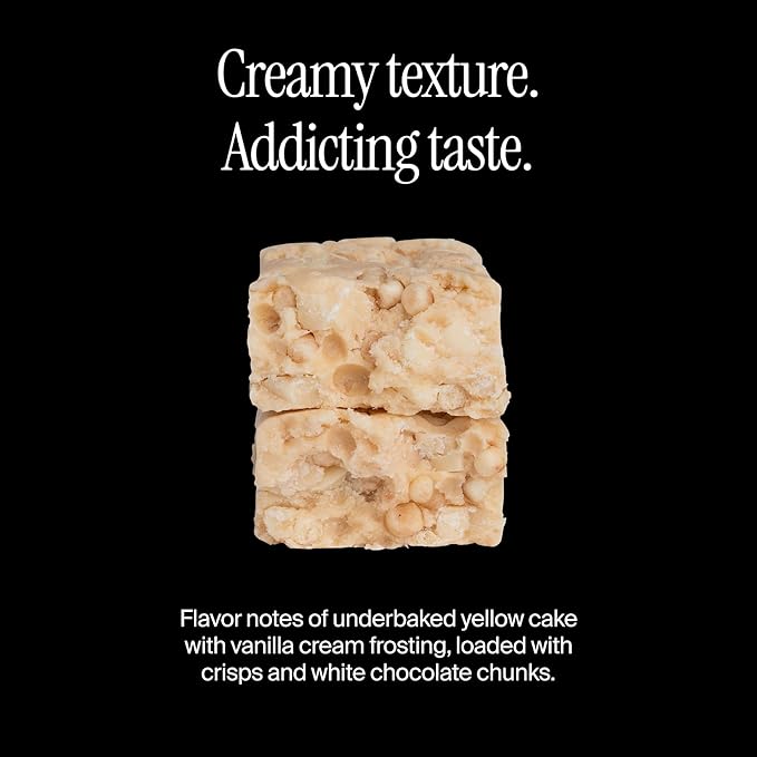 David Protein Bar Cake Batter 24 Protein Bars | 28g of Protein | 150 Calories | 0g of Sugar - High Protein Low Carb Gluten Free Protein Bar Pack of 24