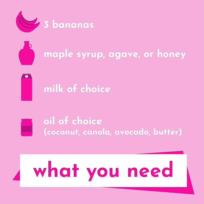 GoNanas Banana Bread Mix - Bundle of 3 Flavors. Vegan Gluten Free Healthy Snacks. Oat Flour Banana Bread or Banana Muffin Mix. Women Owned US Ingredients Dairy Free Nut Free Delicious Snacks