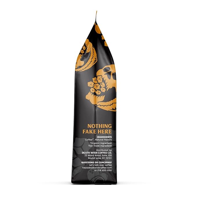Death Wish Coffee Coconut Caramel Ground Coffee (27 Ounces)