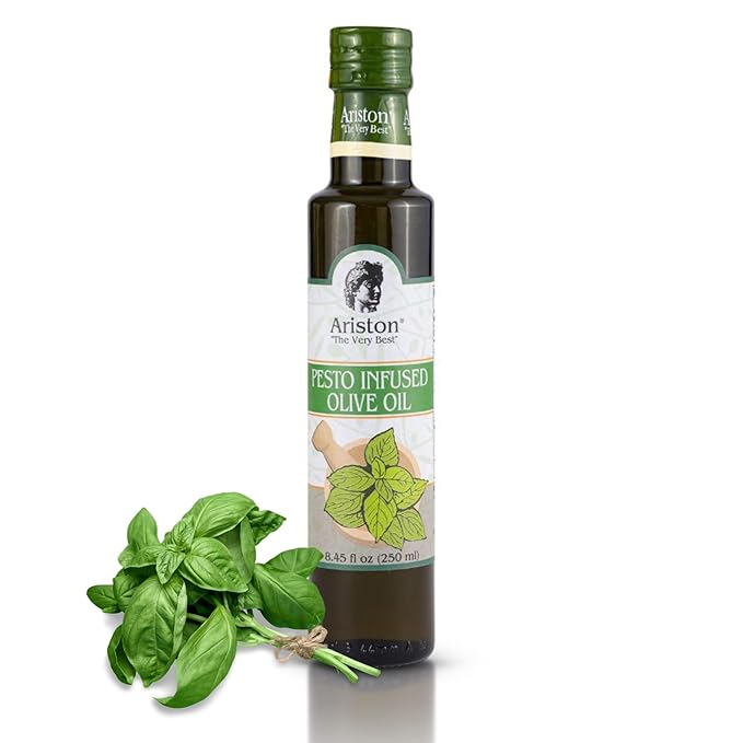 Ariston The Very Best Extra Virgin Olive Oil | Anti-Oxidant Rich Cold Pressed Premium Quality | Product of Greece (250ml) 8.45 fl oz Pesto