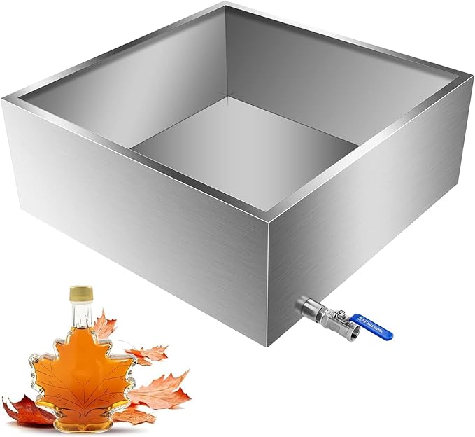 Maple Syrup Evaporator Set Maple Syrup Boiling Pan Maple Syrup For Maple Syrup Boiling24Dx24Wx9.5H
