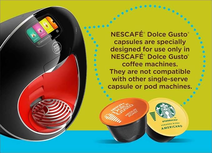 Dolce Gusto Nescafe Coffee Pods Latte Macchiato 16 Count Pack of 3