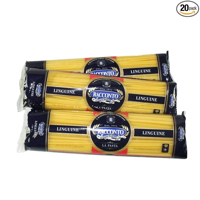Racconto Wide Linguine 16-Ounce Packages (Pack of 20)