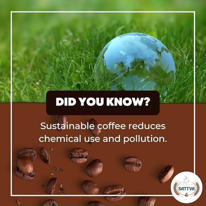 Sattva Coffee Terra Low Acid Dark Roast Whole Bean Coffee 100% Arabica Beans with Caramel &amp Chocolate Notes Smooth Bold Flavor 12oz Fresh Roasted