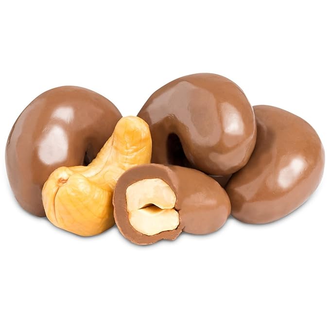 Arndts Fudgery Premium Chocolate Covered Candy (Milk Chocolate Covered Cashews (2.5 Pound Bag))
