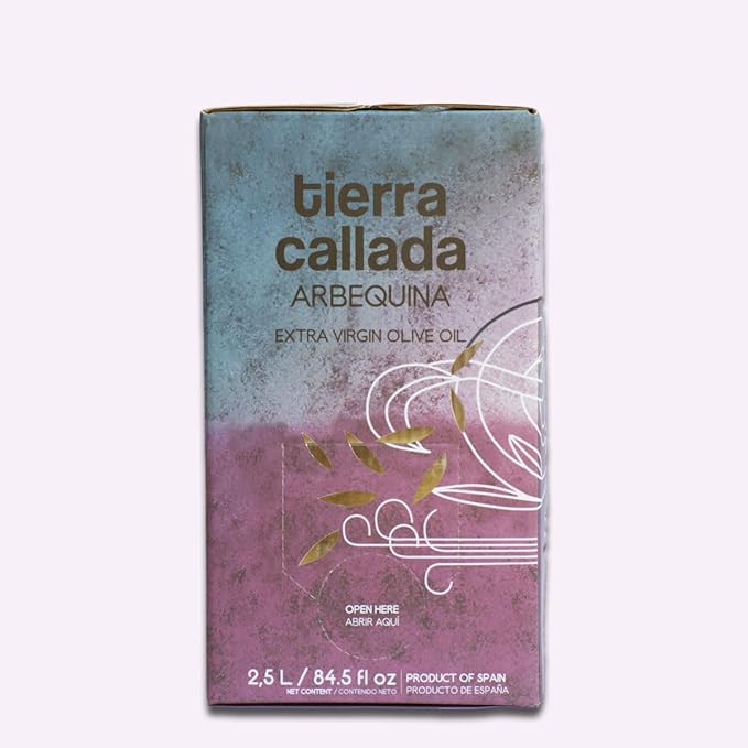 Tierra Callada Arbequina - Premium Spanish Extra Virgin Olive Oil - 85 fl oz