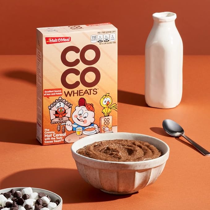 Malt-O-Meal Original Breakfast Cereal COCO Wheats Quick Cooking Kosher 28 Ounce Box Pack of 4