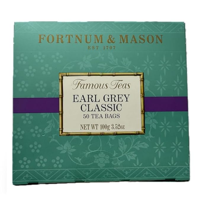 Fortnum and Mason Earl Grey Classic 50 Count Tea Bags (1 Pack)