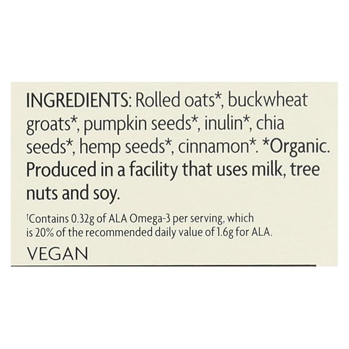 Nature's Path Qia Cinnamon Pumpkin Seed Oatmeal 8 Ounce (Pack of 6)