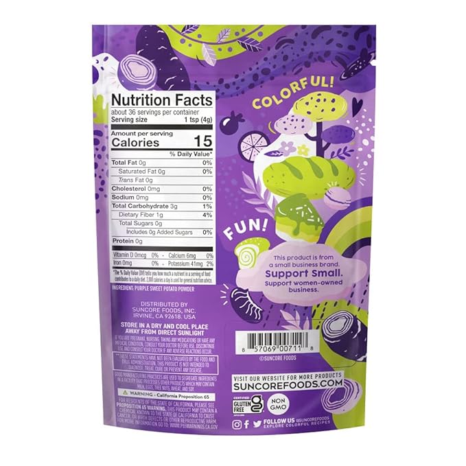 Suncore Foods – Better Together Favorites Starter Bundle 4 Pack – 3 Powders (Blue Pink &amp Purple) &amp Rose Petals Bloom
