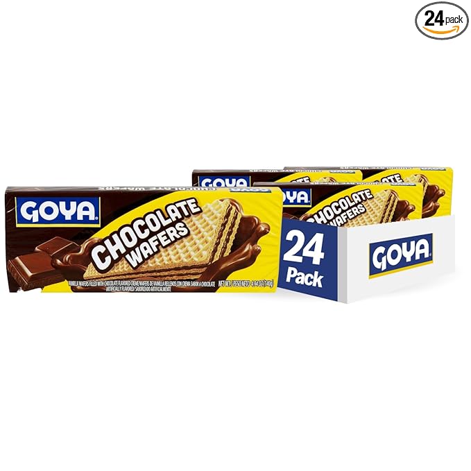 Goya Foods Chocolate Wafers 4.94 Ounce (Pack of 24)