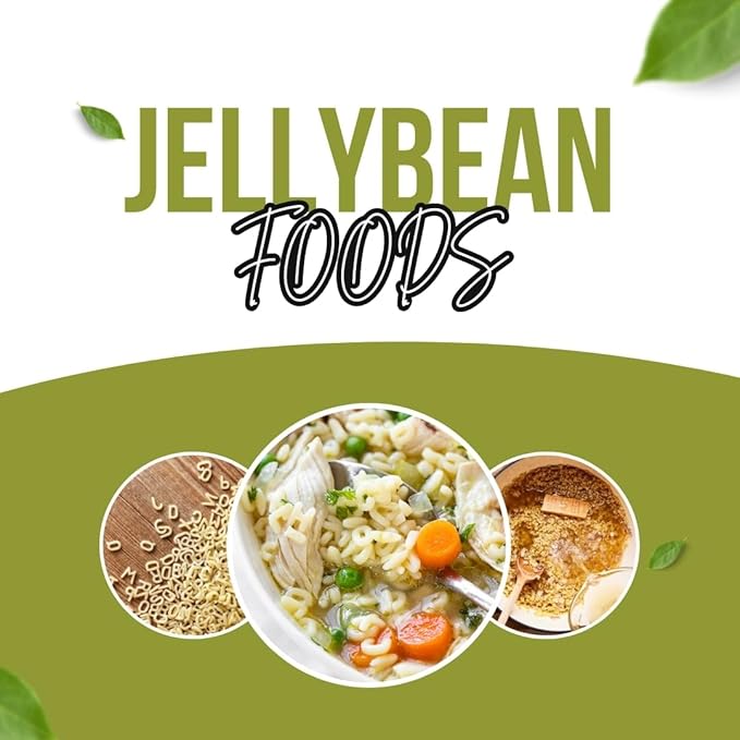 Jellybean Foods Alphabet Pasta Noodles – Alphabet Shaped Pasta – abc Pasta– English Alphabet Pasta – Pasta in Alphabetic design (5 Lbs.)