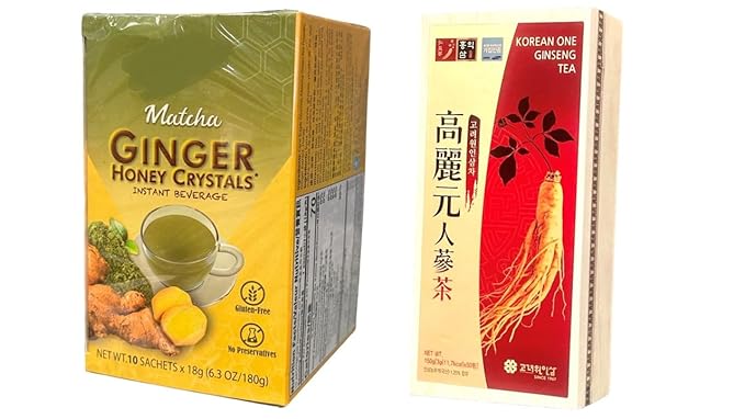 Tea Products (COMBO MATCHA HONEY GINGER TEA)