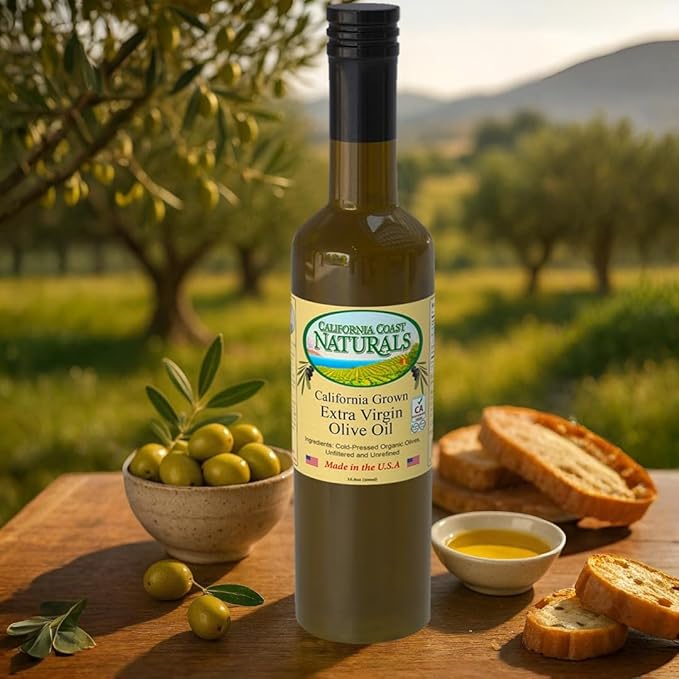 California Coast Naturals Limited Edition Olive Oil Set Extra Virgin Estate Grown Organic 500ml 3 Pack (1)