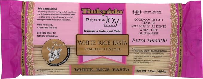 Tinkyada Spaghetti White Rice Pasta (6x16 oz.)