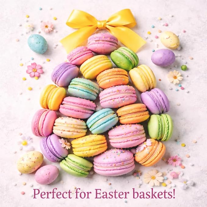 Macalicious Macaron Baking Mix - DIY Bake Your Own French Macarons Kit –Includes All Dry Ingredients Pastry Bags with Piping Tip Template and Detailed Instructions - Great activity for Kids &amp A