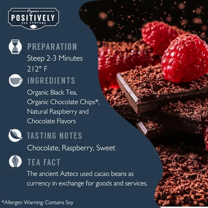 Organic Positively Tea Company Dessert Tea Sampler Loose Leaf 4 Ounce 3 Pack