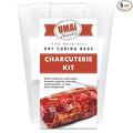 UMAi Dry Charcuterie Kit Dry Curing Meat Kit Incl. 3 Large &amp 2 Small Dry Age Bags for Meat Instacure #2 &amp Juniper Berries Create Gourmet Charcuterie Boards in Your Refrigerator Over 1-6 Mon
