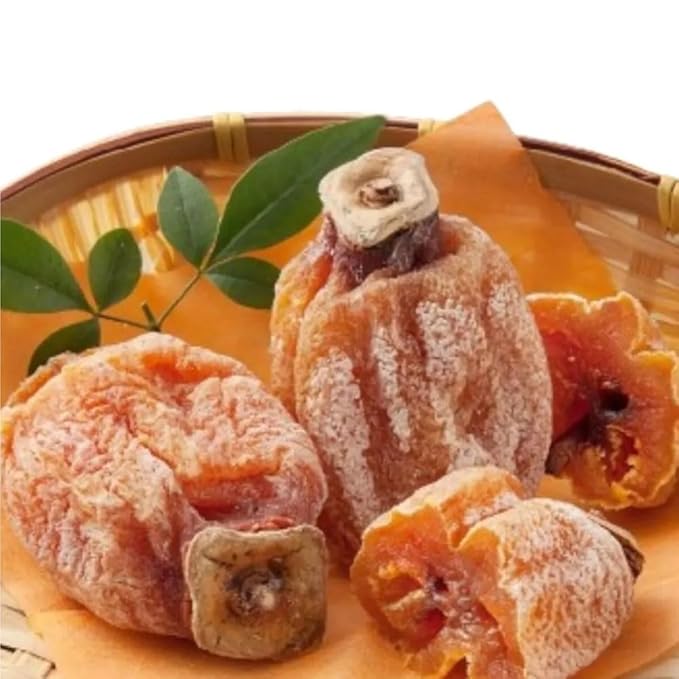 Dried Persimmon Whole Fruit 1kg (2.2 lbs) - Traditionally Sun-Dried Whole Persimmons