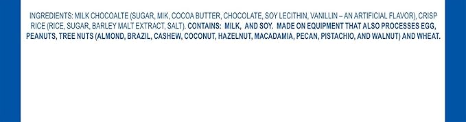 Philadelphia Candies Milk Chocolate with Crisped Rice Bar 1.4 Ounce Set of 30 (Fundraising/Individual Retail Sale)
