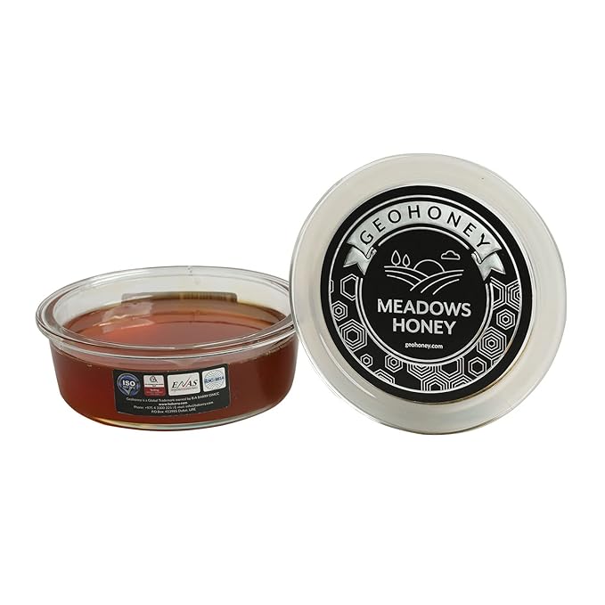 Geohoney Meadows Honey Premium Natural Raw Honey 450g Light Brown