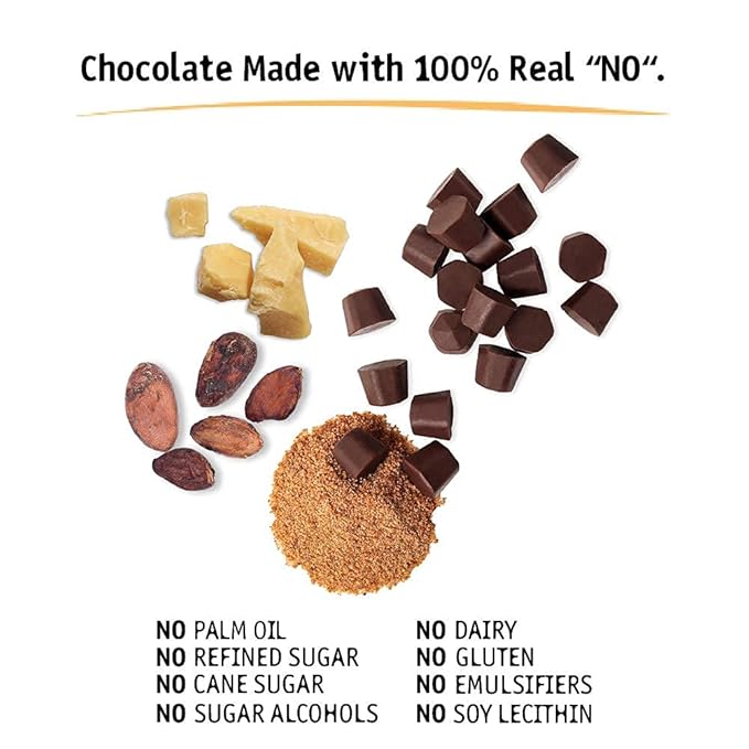 Hu Gems Chocolate Chips Vegan Snacks | 6 Pack 9oz Each | Organic Paleo Dark Chocolate Baking Chips | Great for Baking &amp Snacking Non GMO Kosher Chocolate