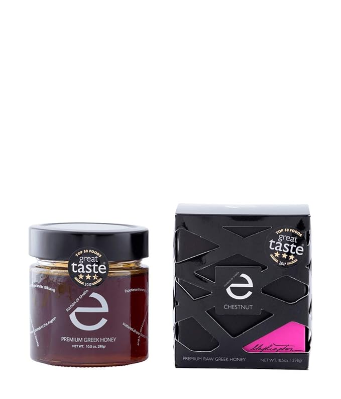 Award-winning Chestnut Forest Tree Honey | Sourced from Mt Athos Greece | Small-batch | 10.5 oz | Natura 2000 Treaty EU Protected area