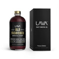 LAVA Premium Aromatic Old Fashioned Cocktail Syrup 16oz Makes 32 Cocktails Made with Aromatic Bitters Demerara Marasca Cherry Orange Zest Hazelnut and Cinnamon. Ready to Use. Just Add Whiskey.