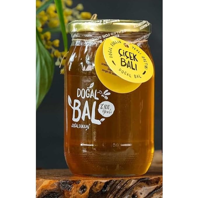 Natural Giresun Highlands Flower Honey Organic Additive-Free Authentic Turkish Product (500g/17.6 fl oz) - PACK OF 2