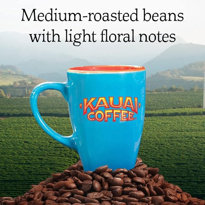 Kauai Garden Isle Hawaiian Single-Serve Pods Medium Roast Coffee 32 CT (Pack of 2)