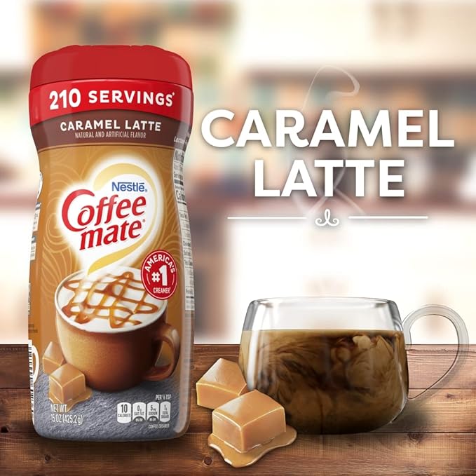 Coffee-mate Cafe Collection Caramel Macchiato 15 Ounce (Pack of 6)