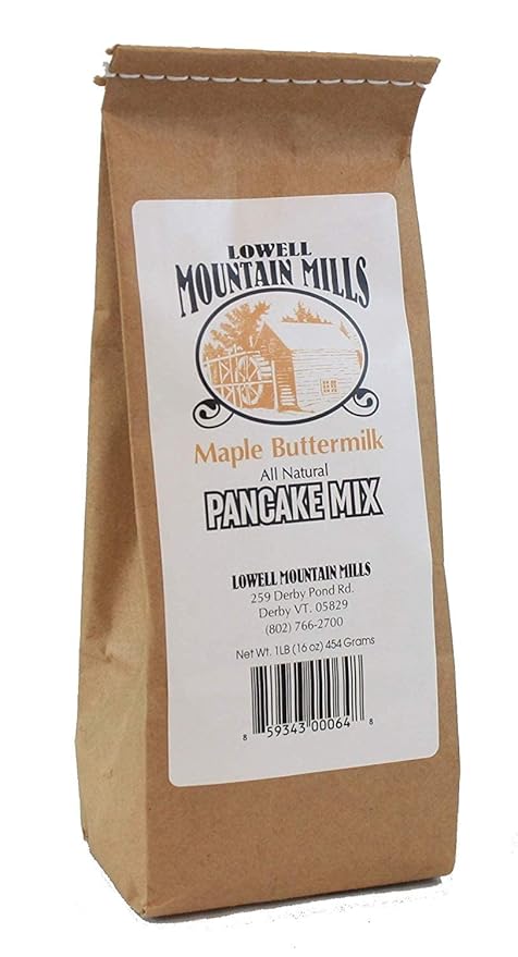 Taste of Vermont Gift Box with Maple Syrup Pancake Mix and Jar of Blake Hill Wild Blueberry Preserve