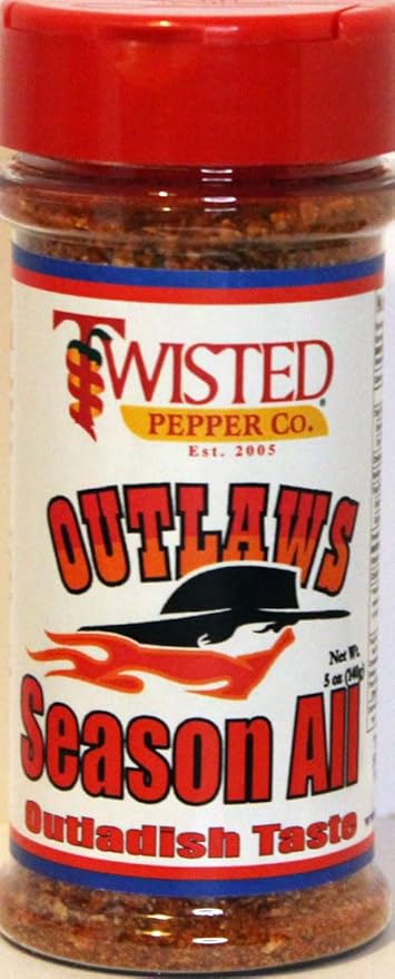 Twisted Pepper Co. Handcrafted Premium Rubs Just Grill It 3 Pack BBQ Rubs Chicken Rub Pig Sweat Rub Outlaws Season All Gluten Free Low Sodium No MSG 5 oz. Bottles
