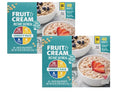 Fruit and Cream Instant Oatmeal Variety Pack 40 Packets 1.05 oz Each Strawberries Blueberries Bananas Peaches Flavors 20g Whole Grain (2 Paxk)