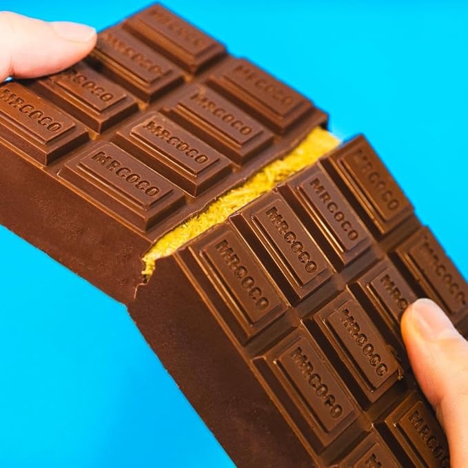 Mr. Coco Viral Dubai Chocolate Bar Pistachio Kit - Includes Jumbo Chocolate Mold Choc Wafers Shredded Kataifi Pistachio Cream - DIY Date Night Dubai Kit