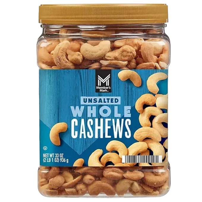 Unsalted Whole Cashews 33 oz (33 ounce (1 pack))