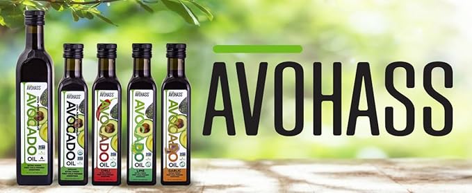 Avohass Mexico Extra Virgin First Cold Pressed Unrefined Avocado Oil 16.9 fl oz Bottle