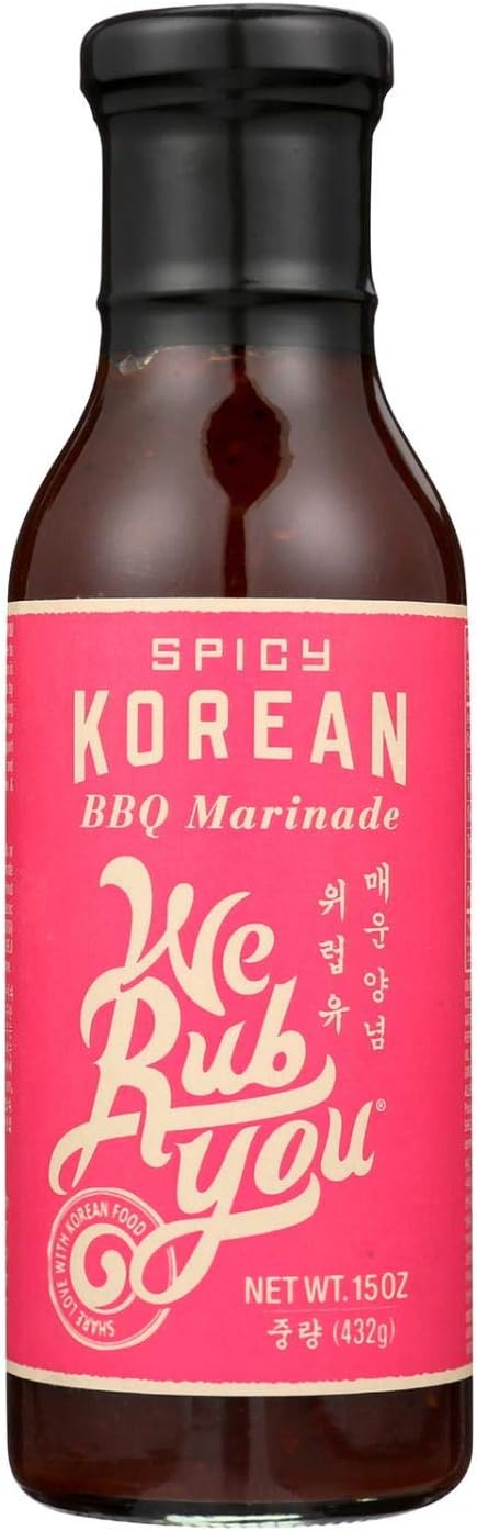 We Rub You BBQ Marinada - Spicy Korean - Case of 6 - 15 oz.