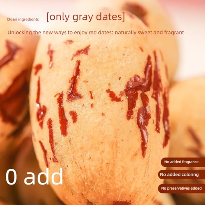 Pitted &amp Peeled Premium Dates 500g Wash-Free Jujube Natural Sweet &amp Plump 0 Additives (Peeled &amp Pitted Dates)